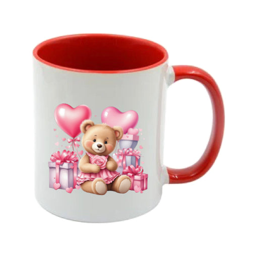 Mug - 11oz - Bear with presents & balloons