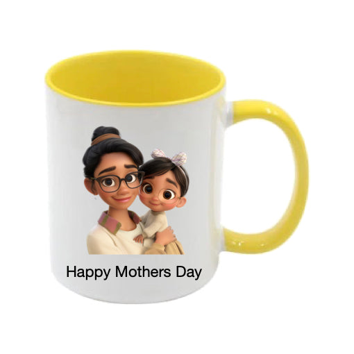 Mug - 11oz - Lady & Girl Hugging 14
