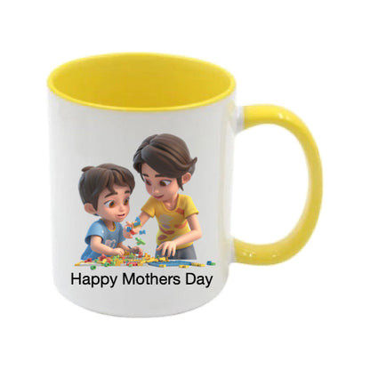 Mug - 11oz - Lady & Boy Playing Games 1