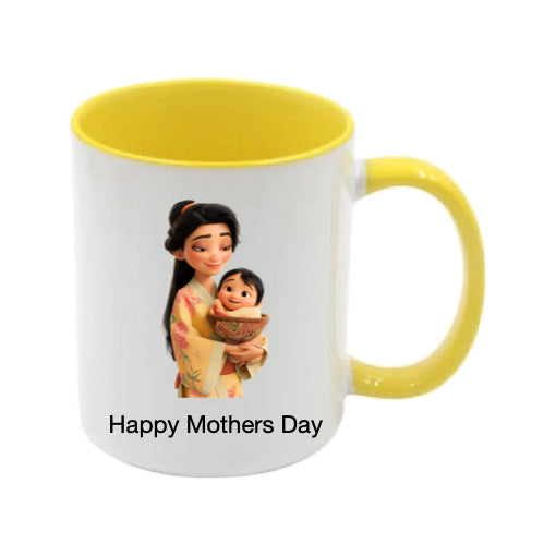 Mug - 11oz - Lady & Boy Hugging 3