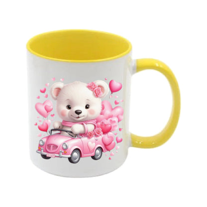 Mug - 11oz - Bear in a car