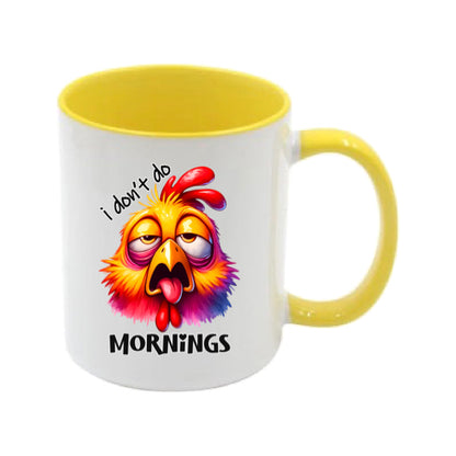 Mug - 11oz - I don't do mornings 1