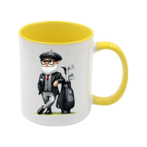 Mug - 11oz - Black Golfer Gnome 2
