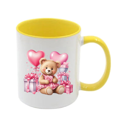 Mug - 11oz - Bear with presents & balloons
