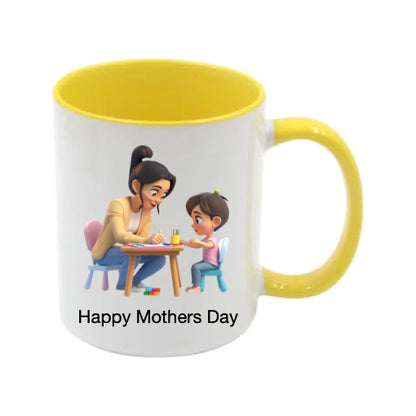 Mug - 11oz - Lady & Boy Drawing 1