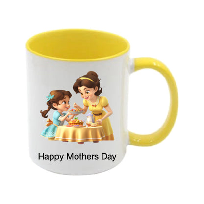 Mug - 11oz - Lady & Girl Having Pudding 8