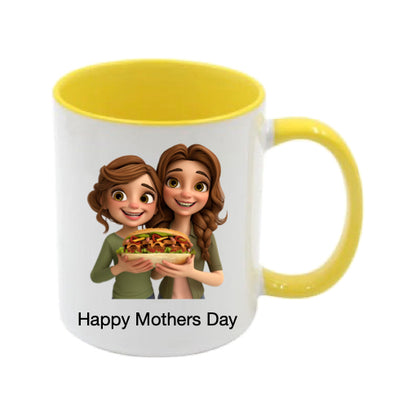 Mug - 11oz - Lady & Girl having a Sub Sandwich 2