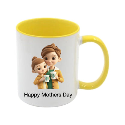 Mug - 11oz - Lady & Girl with Coffee 2