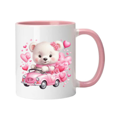 Mug - 11oz - Bear in a car