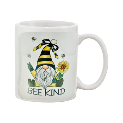 Mug - 11oz - “Bee Kind” with a Gnome