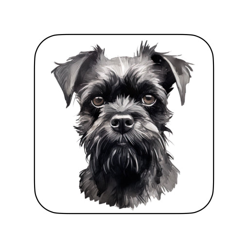 Coasters of dog breed -Affenpinscher
