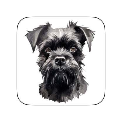 Coasters of dog breed -Affenpinscher