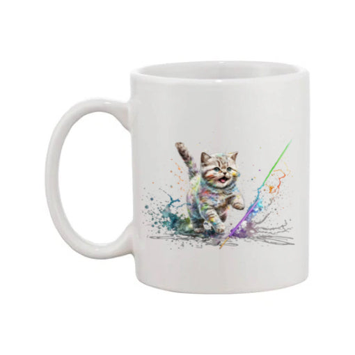Mug - 11oz - Kitten & paint