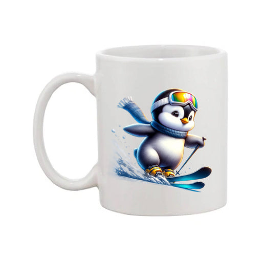 Mug - 11oz - Skiing Penguin 5