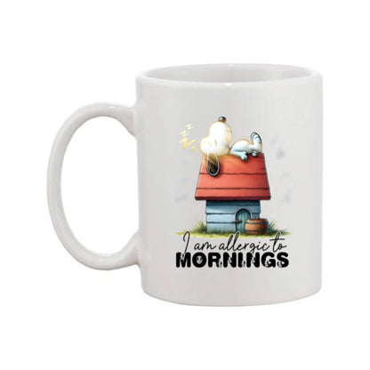 Mug - 11oz - I am allergic to mornings 2