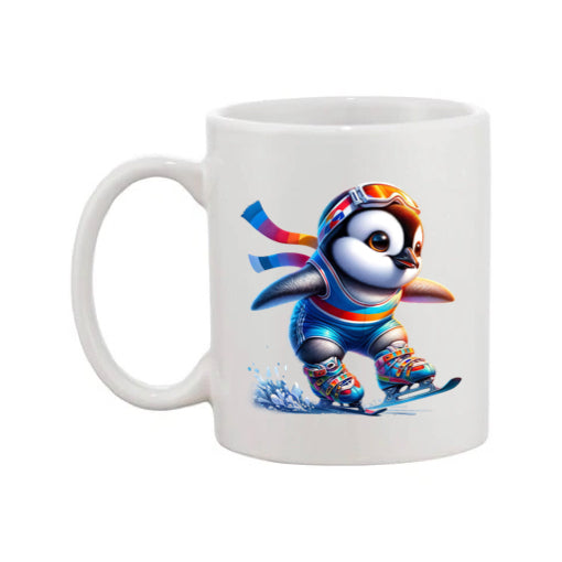 Mug - 11oz - Skating Penguin