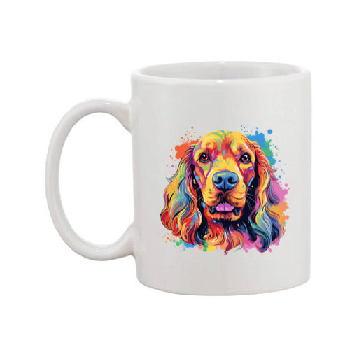 Mug - 11oz - Cocker Spaniel in vibrant watercolours 1