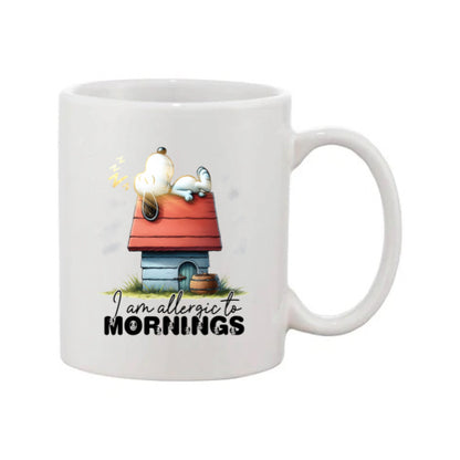 Mug - 11oz - I am allergic to mornings 2
