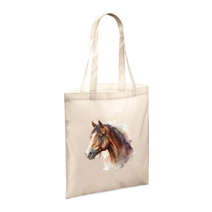 Polyester Tote Bags 10ltr with Watercolour Horses