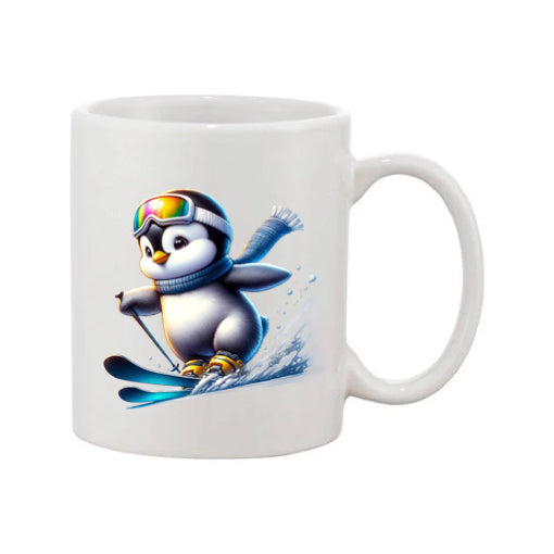 Mug - 11oz - Skiing Penguin 5