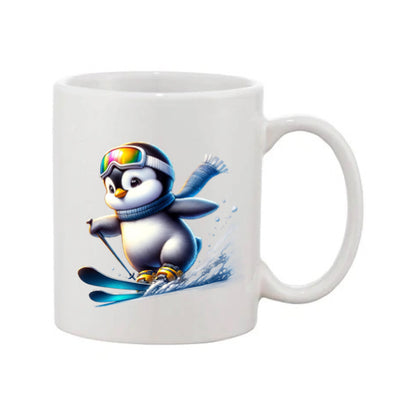 Mug - 11oz - Skiing Penguin 5