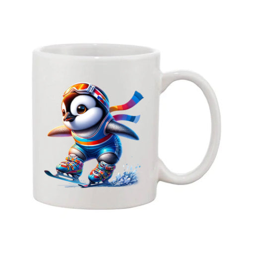 Mug - 11oz - Skating Penguin