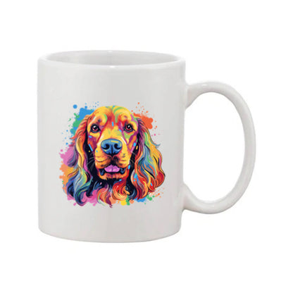 Mug - 11oz - Cocker Spaniel in vibrant watercolours 1