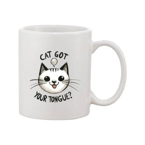 Mug - 11oz - Cat got your tongue