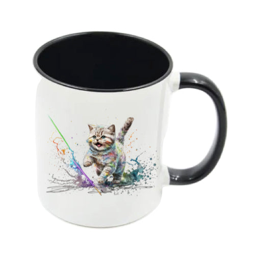 Mug - 11oz - Kitten & paint