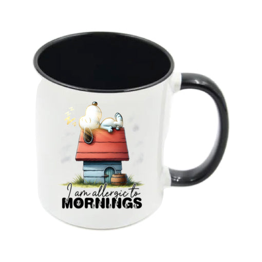 Mug - 11oz - I am allergic to mornings 2