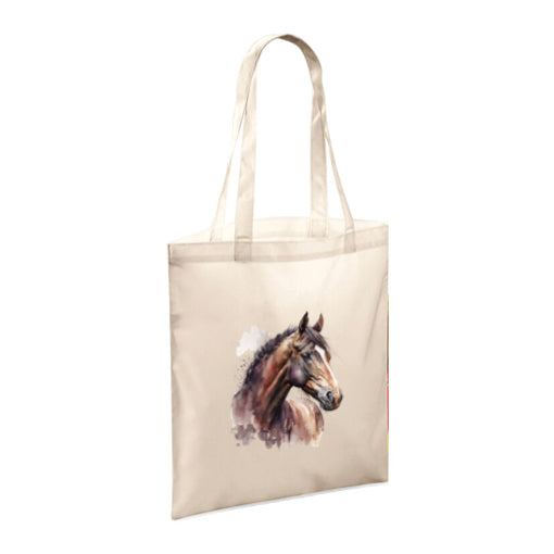 Polyester Tote Bags 10ltr with Watercolour Horses