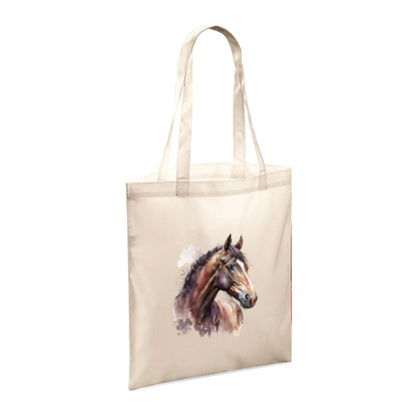 Polyester Tote Bags 10ltr with Watercolour Horses