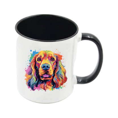 Mug - 11oz - Cocker Spaniel in vibrant watercolours 1