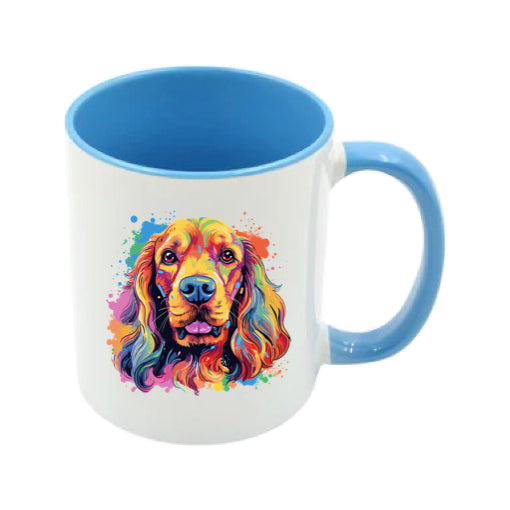 Mug - 11oz - Cocker Spaniel in vibrant watercolours 1