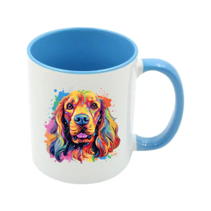Mug - 11oz - Cocker Spaniel in vibrant watercolours 1