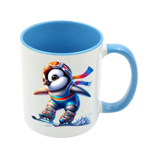 Mug - 11oz - Skating Penguin