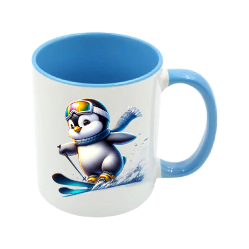 Mug - 11oz - Skiing Penguin 5