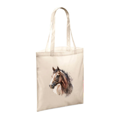 Polyester Tote Bags 10ltr with Watercolour Horses