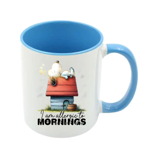 Mug - 11oz - I am allergic to mornings 2