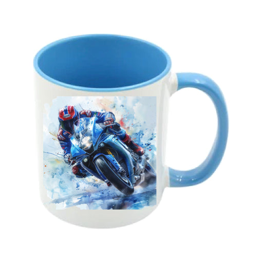 Mug - 11oz - Super bike - blue 1
