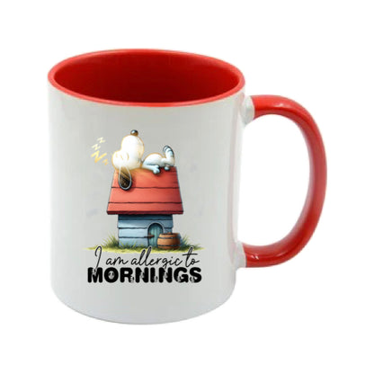Mug - 11oz - I am allergic to mornings 2