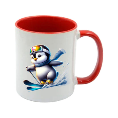 Mug - 11oz - Skiing Penguin 5