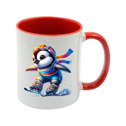 Mug - 11oz - Skating Penguin