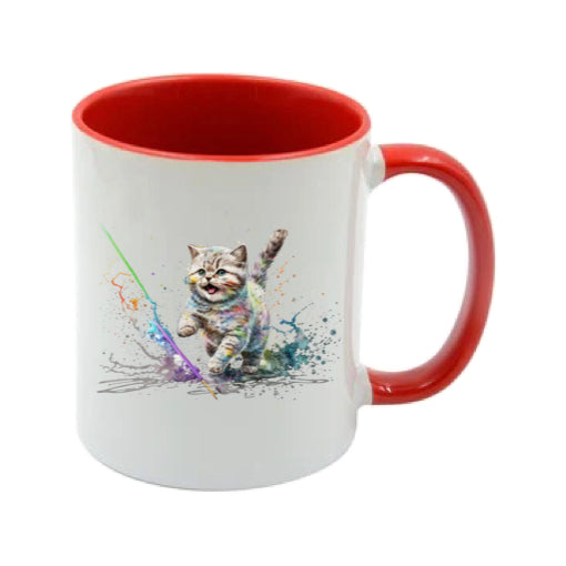 Mug - 11oz - Kitten & paint