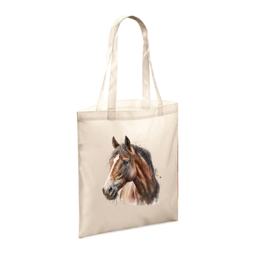 Polyester Tote Bags 10ltr with Watercolour Horses