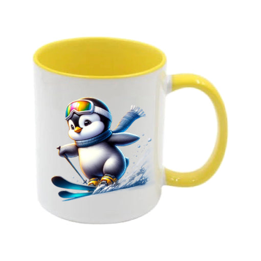 Mug - 11oz - Skiing Penguin 5