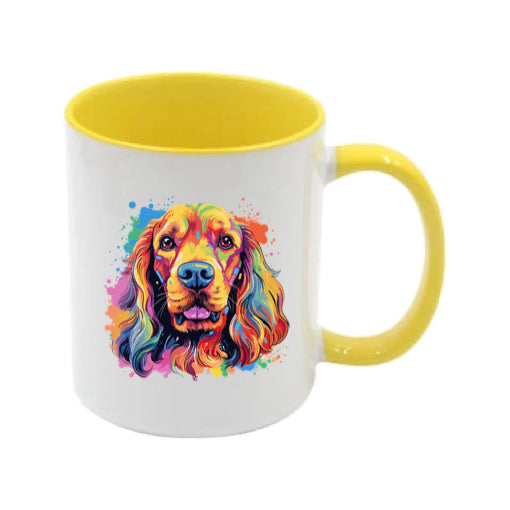 Mug - 11oz - Cocker Spaniel in vibrant watercolours 1