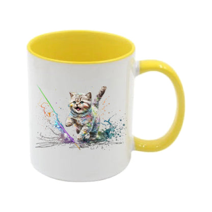 Mug - 11oz - Kitten & paint