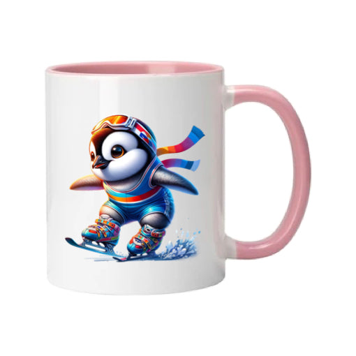 Mug - 11oz - Skating Penguin