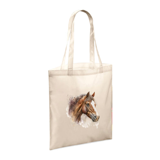 Polyester Tote Bags 10ltr with Watercolour Horses